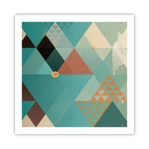 Póster - Uno para todos y todos para uno - 60x60 cm