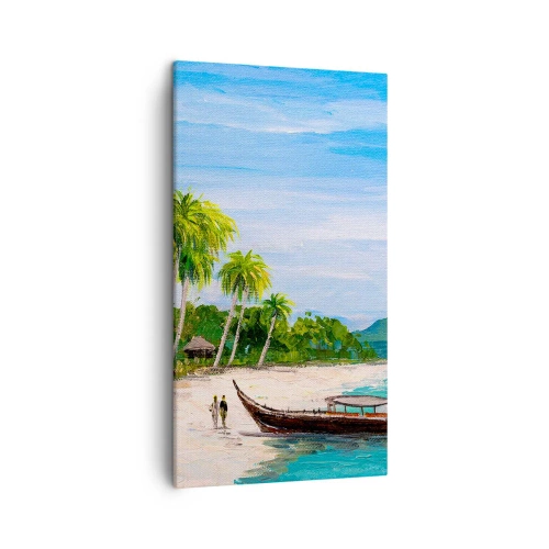 Cuadro sobre lienzo - Impresión de Imagen - Un sueño exótico - 45x80 cm