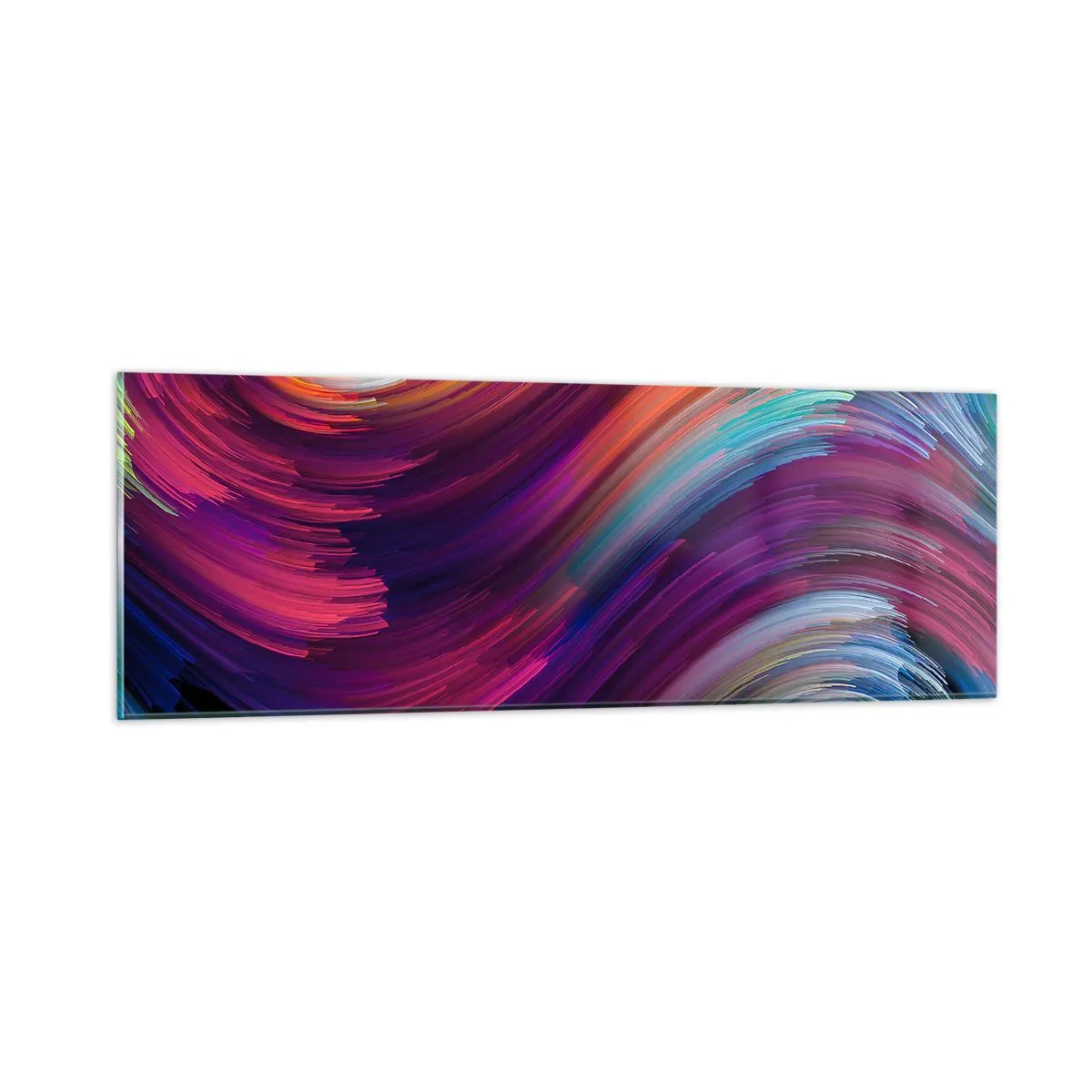 Cuadro sobre vidrio - Impresiones sobre Vidrio - El comienzo de un nuevo mundo - 90x30 cm