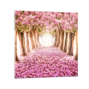 Cuadro sobre vidrio - Impresiones sobre Vidrio - El camino al paraíso - 70x70 cm