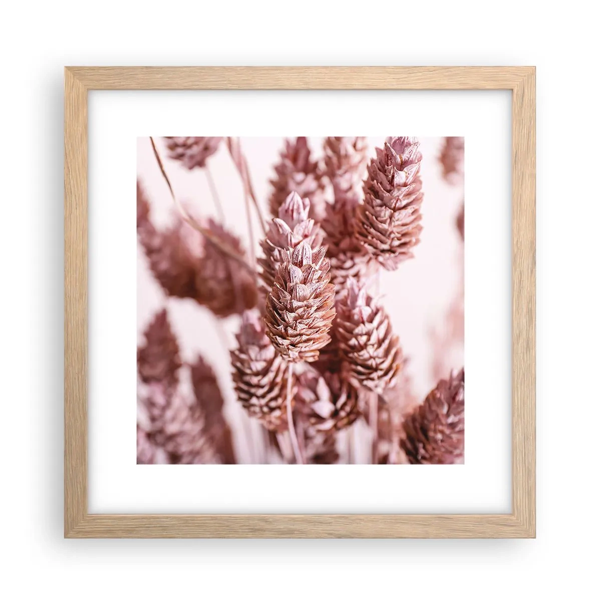 Póster en marco roble claro - Aparentemente discreto - 30x30 cm