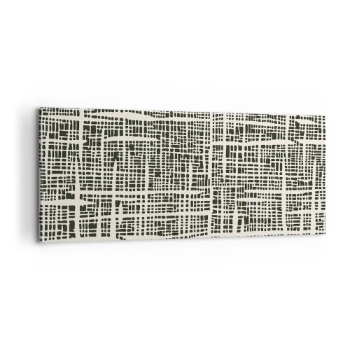 Cuadro sobre lienzo - Impresión de Imagen - Composición del tejido - 100x40 cm