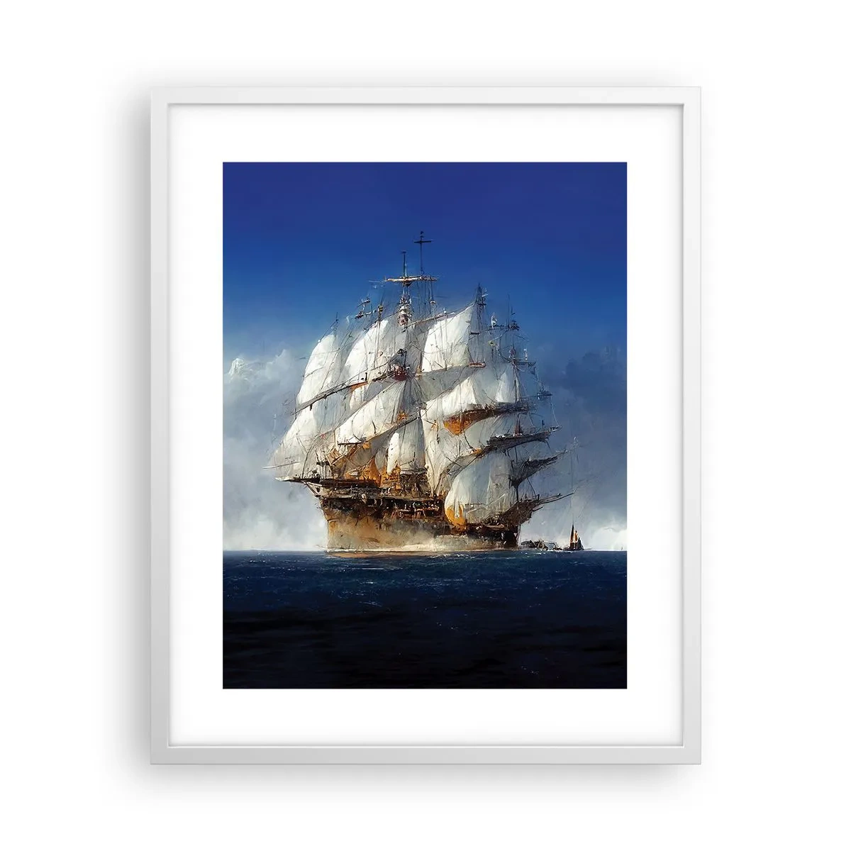 Póster en marco blanco - La gran gloria - 40x50 cm
