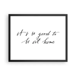 Póster en marco negro - Toda la verdad - 50x40 cm