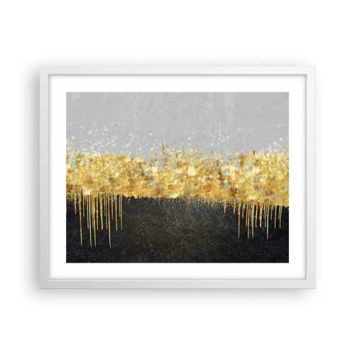 Póster en marco blanco - Hacia arriba y hacia abajo - 50x40 cm