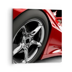 Cuadro sobre lienzo - Impresión de Imagen - Creado para la velocidad - 70x70 cm