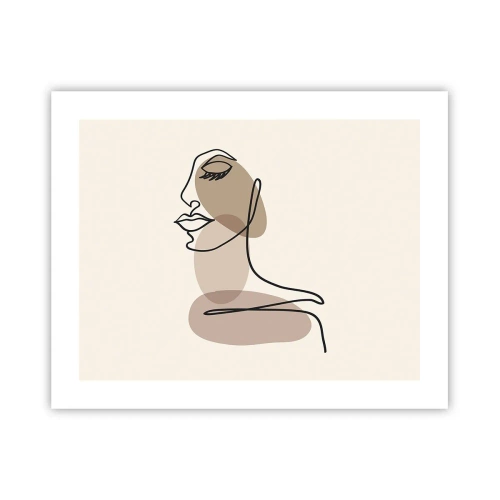 Póster - Una línea de hermosura - 50x40 cm