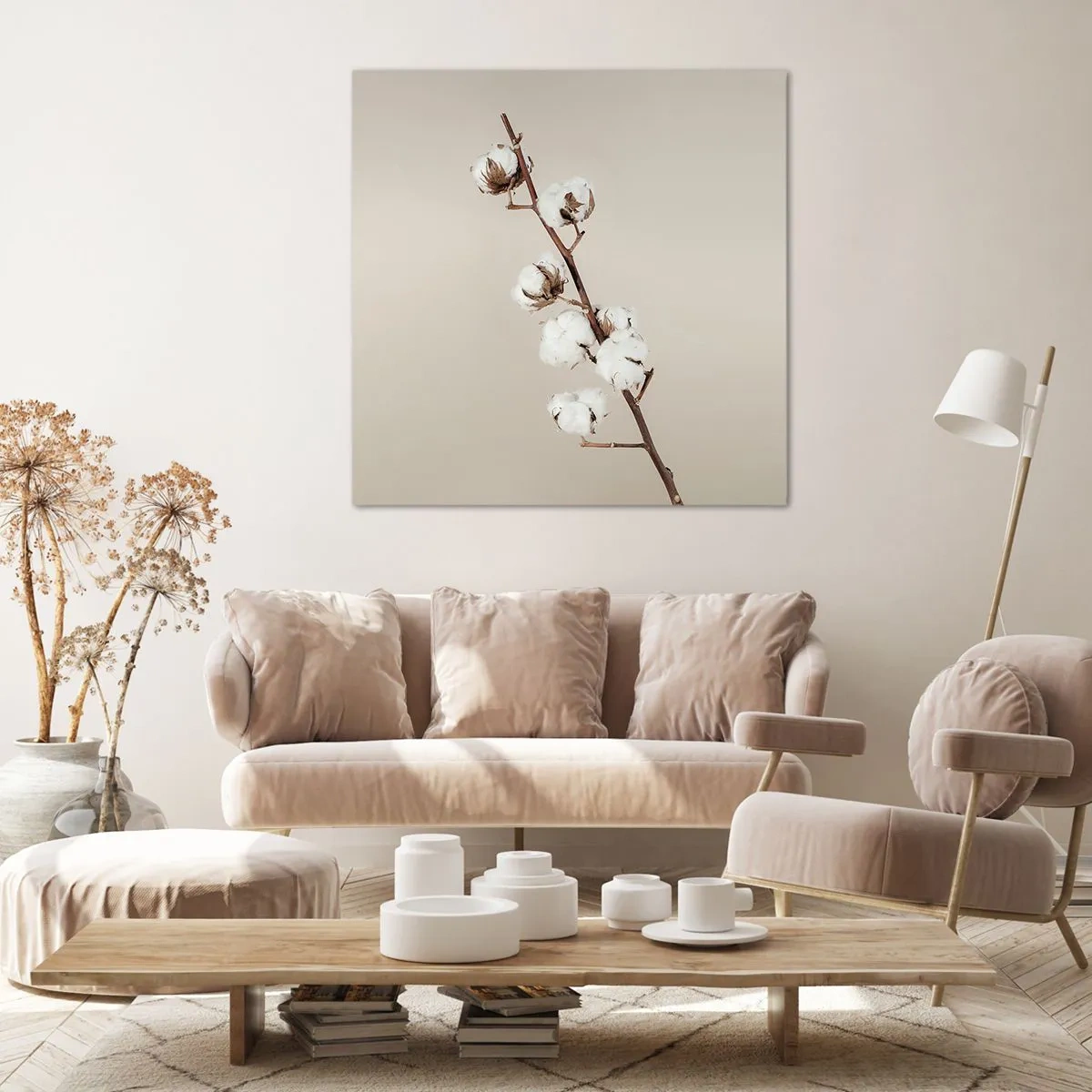 Cuadro sobre lienzo - Impresión de Imagen - En la fuente de la suavidad - 70x70 cm