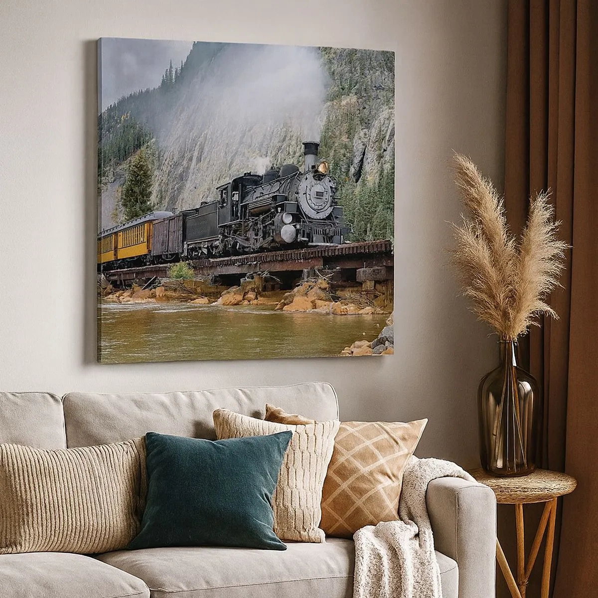 Cuadro sobre lienzo - Impresión de Imagen - ¿Adónde me llevas? - 30x30 cm