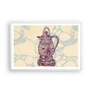 Póster en marco blanco - La belleza de lo cotidiano - 91x61 cm