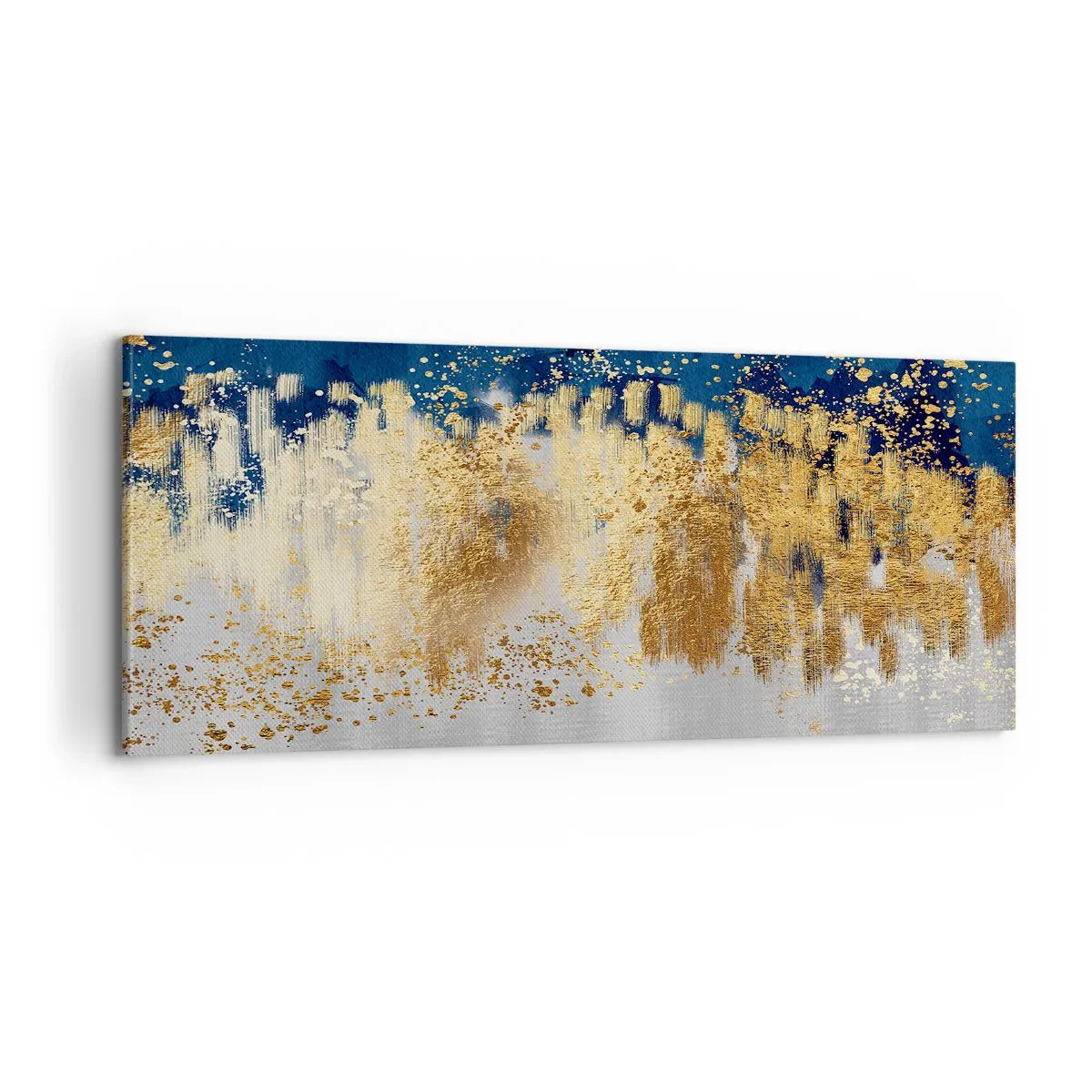 Cuadro sobre lienzo - Impresión de Imagen - Composición moderna con chispas - 100x40 cm
