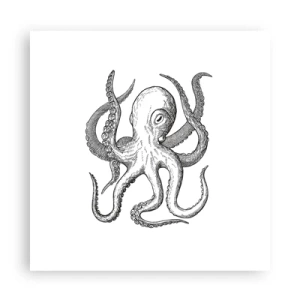 Póster - Bailando con olas - 60x60 cm