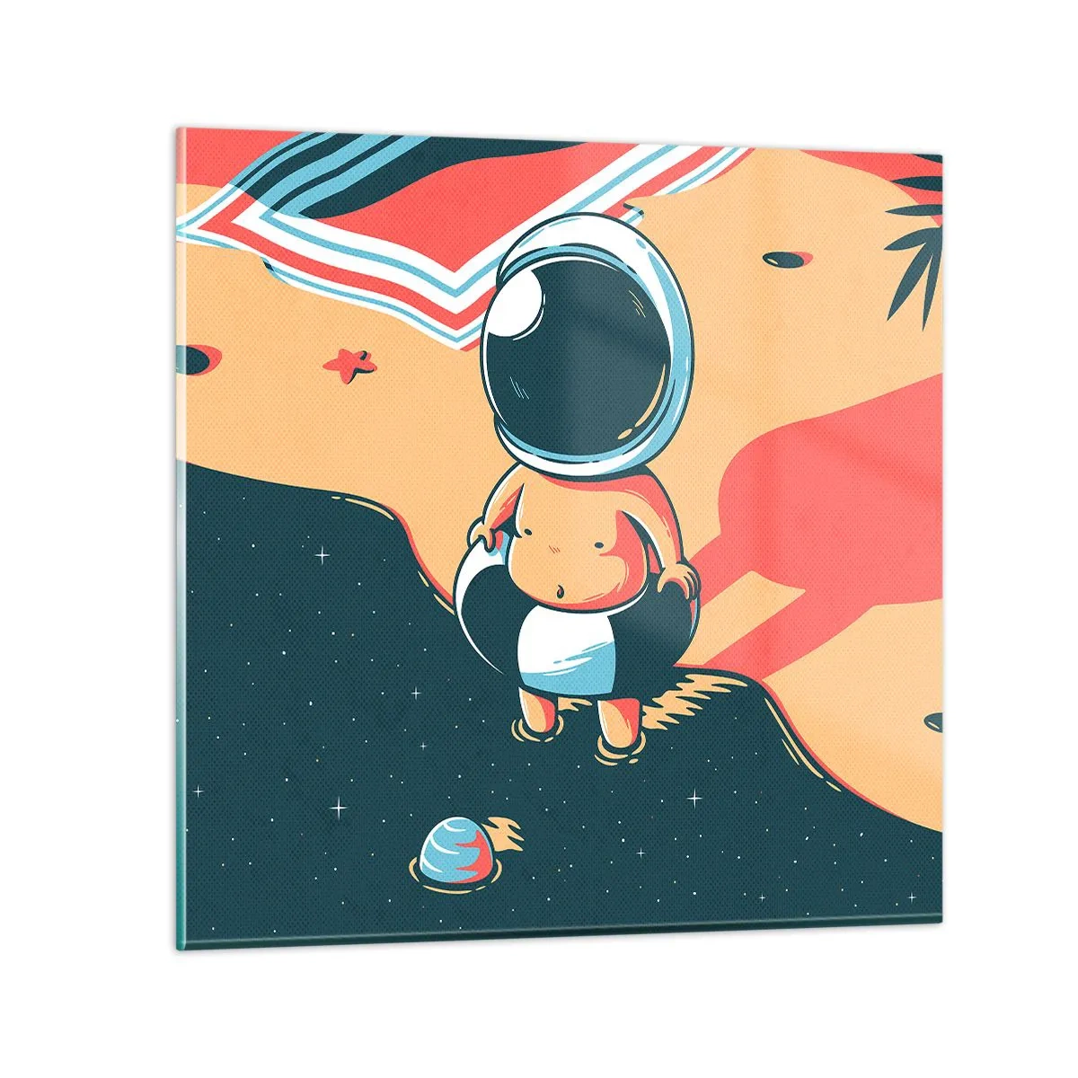 Cuadro sobre vidrio - Impresiones sobre Vidrio - Desde una perspectiva diferente - 70x70 cm