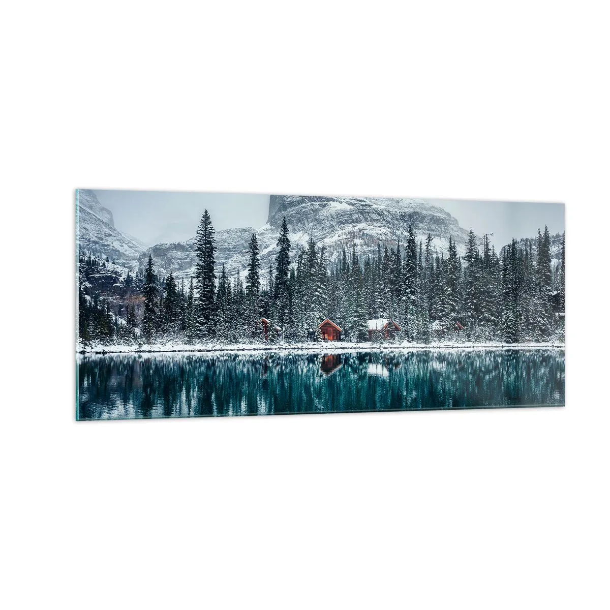 Cuadro sobre vidrio - Impresiones sobre Vidrio - Retiro canadiense - 100x40 cm