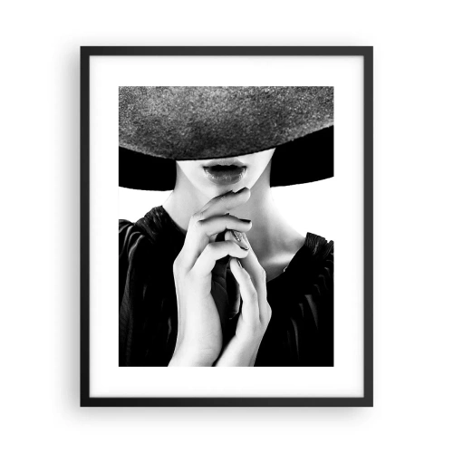 Póster en marco negro - Belleza oculta - 40x50 cm