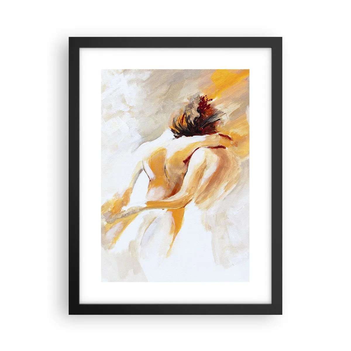 Póster en marco negro - En un cielo de cercanía - 30x40 cm