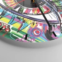 Esfera sin numeración, con rayas