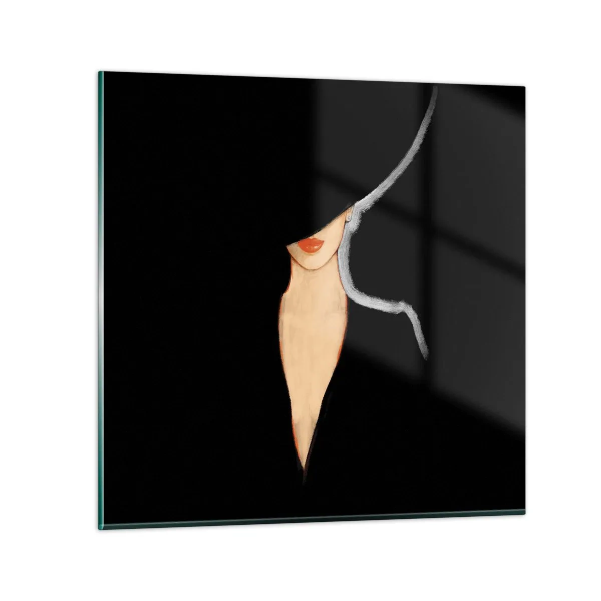 Cuadro sobre vidrio - Impresiones sobre Vidrio - Elegancia y estilo - 60x60 cm