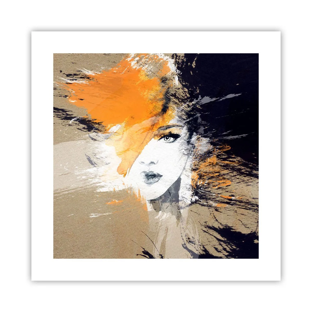 Póster - Y se convierte en luz - 40x40 cm