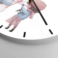 Esfera sin numeración, con rayas