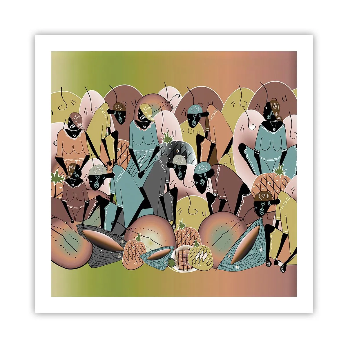 Póster - Se avecina una gran celebración - 60x60 cm