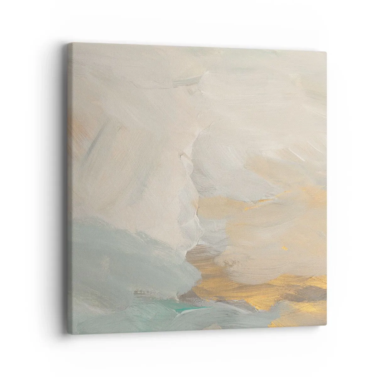 Cuadro sobre lienzo - Impresión de Imagen - Abstracción - una tierra de dulzura - 40x40 cm