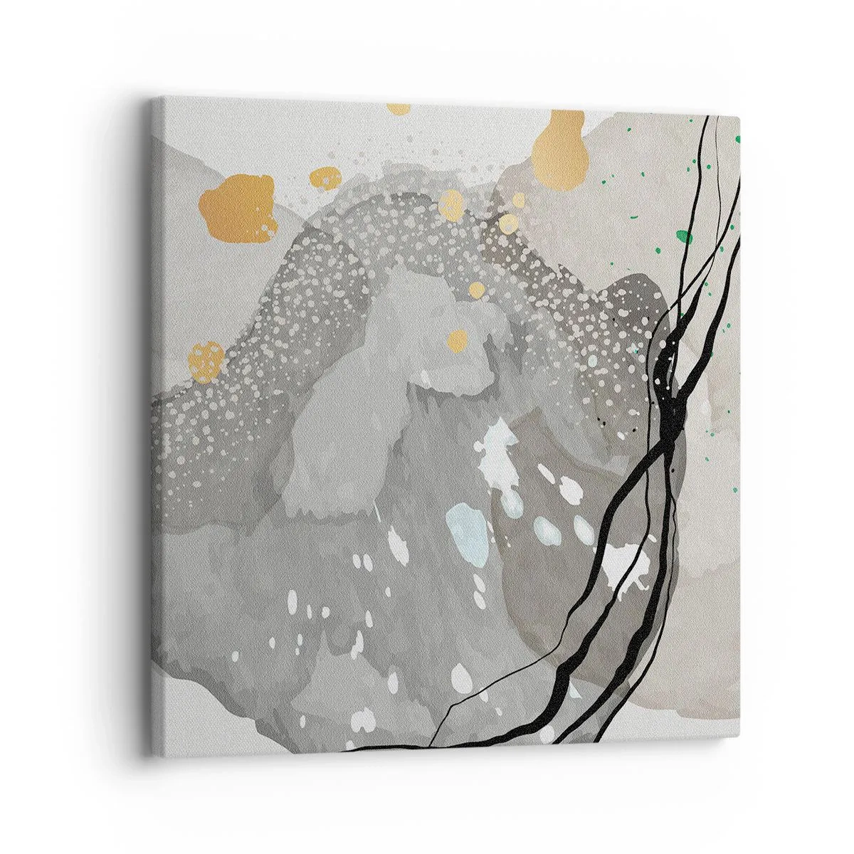 Cuadro sobre lienzo - Impresión de Imagen - Composición orgánica - 30x30 cm