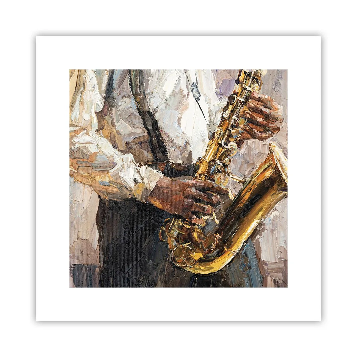 Póster - Llegó el momento del solo - 30x30 cm