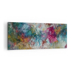 Cuadro sobre lienzo - Impresión de Imagen - En plena floración - 100x40 cm