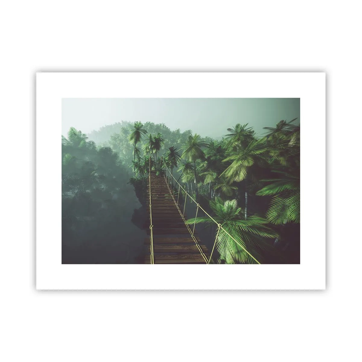 Póster - Sobre un mar de verde - 40x30 cm