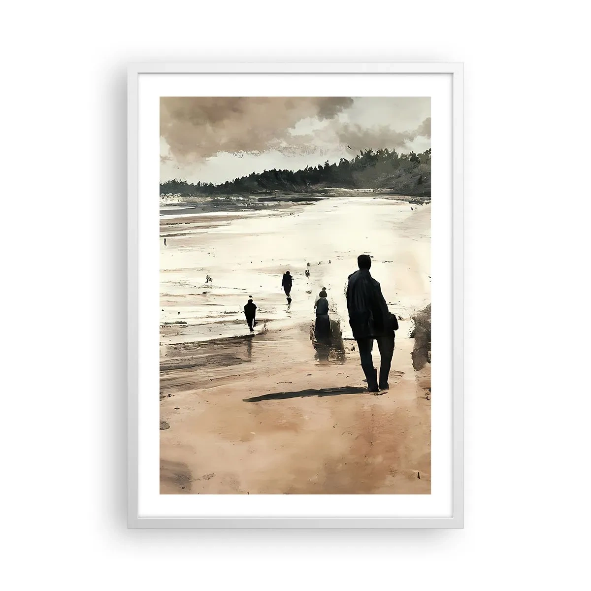 Póster en marco blanco - Un sueño evocado - 50x70 cm