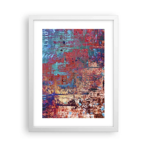 Póster en marco blanco - Memoria y olvido - 30x40 cm