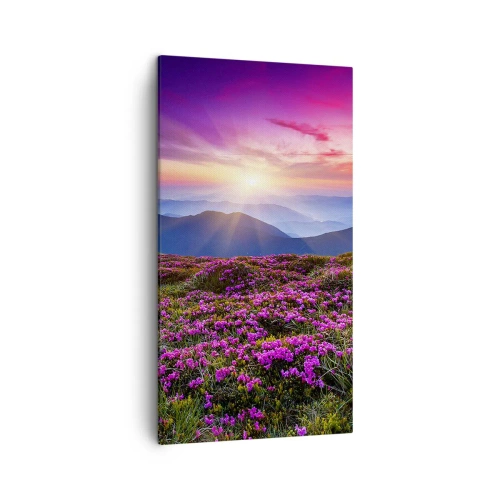 Cuadro sobre lienzo - Impresión de Imagen - Dulce aroma a frescura - 45x80 cm