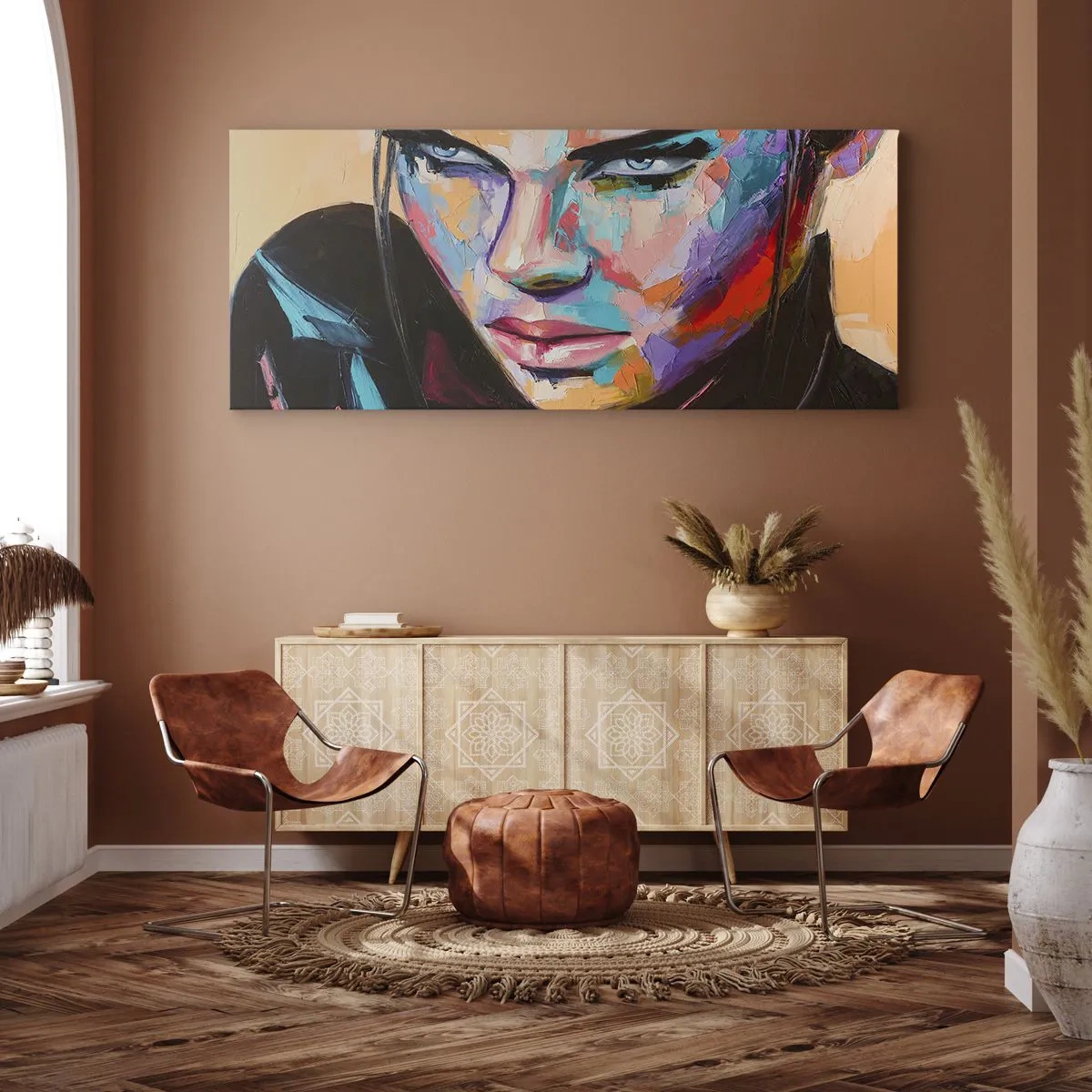 Cuadro sobre lienzo - Impresión de Imagen - Salvaje de corazón - 100x40 cm