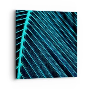 Cuadro sobre lienzo - Impresión de Imagen - La textura del verde - 30x30 cm