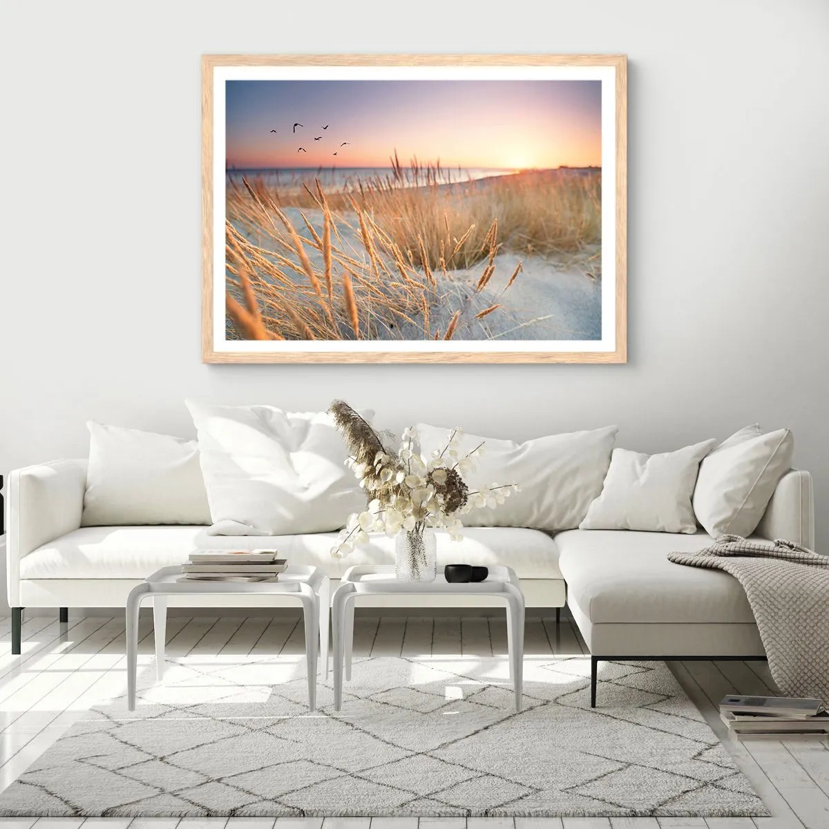 Póster en marco roble claro - Dulce nana del Báltico - 50x40 cm