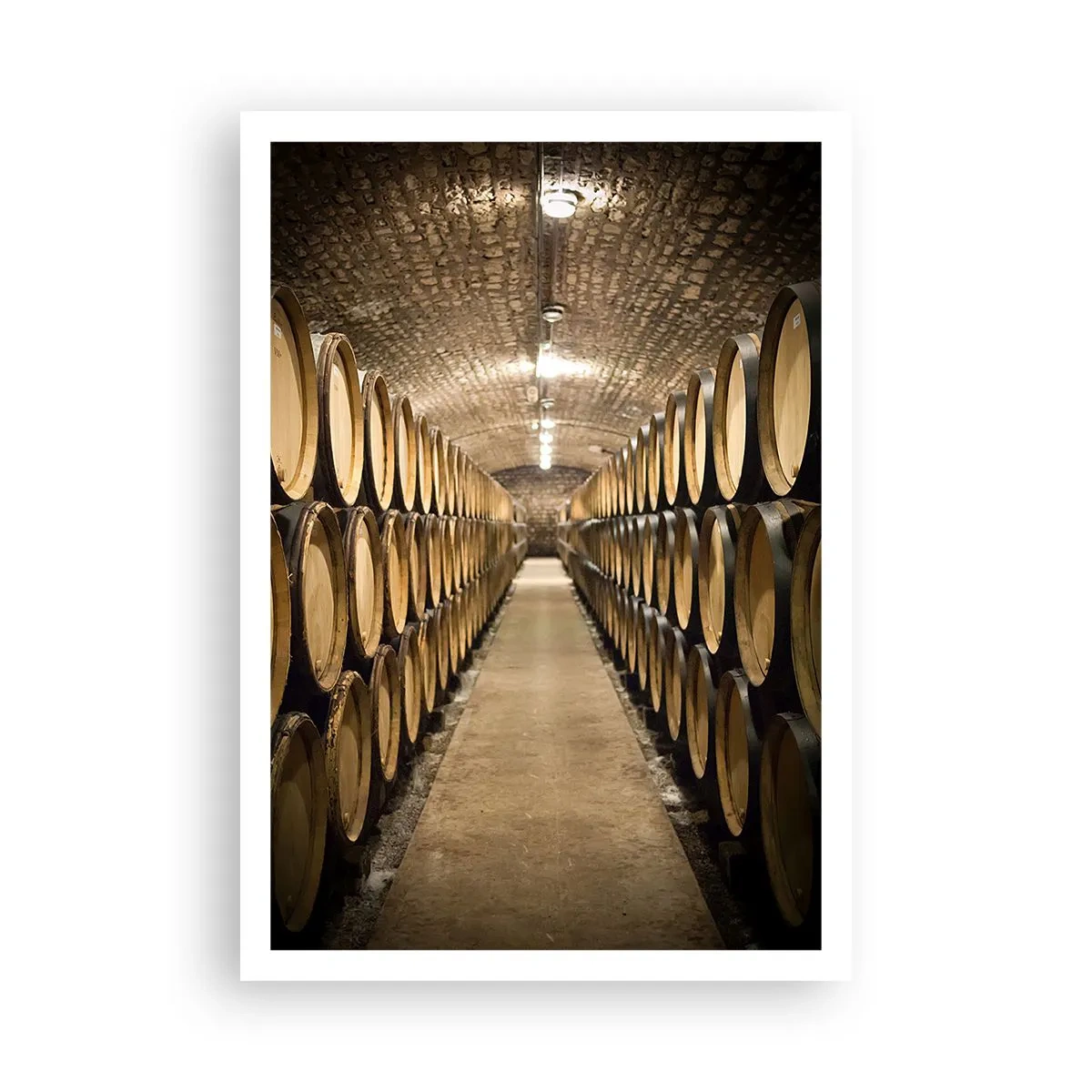 Póster - En una bóveda de ladrillo - 70x100 cm