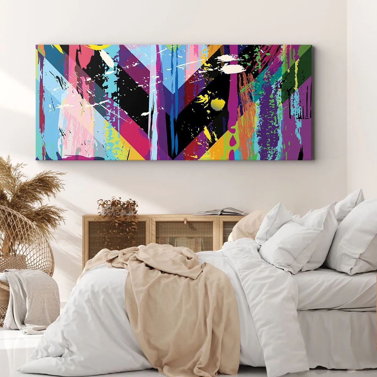 Cuadro sobre lienzo - Impresión de Imagen - De arriba a abajo - 100x40 cm