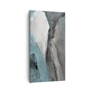 Cuadro sobre lienzo - Impresión de Imagen - Abstracción: rocas y hielo - 55x100 cm
