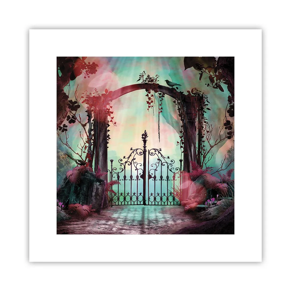 Póster - Jardín secreto - 30x30 cm
