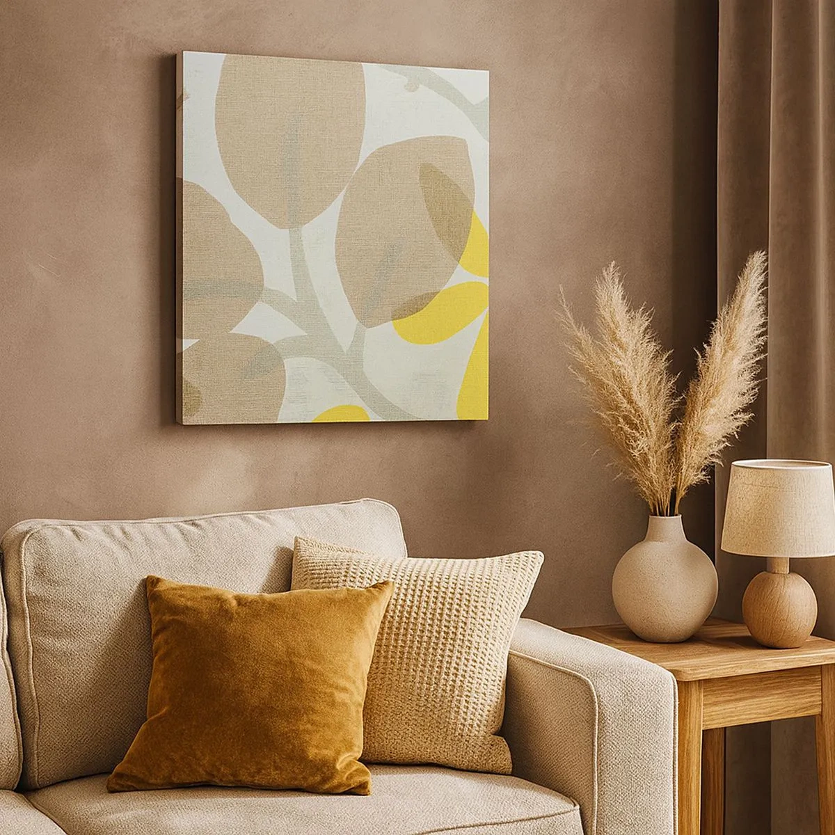 Cuadro sobre lienzo - Impresión de Imagen - Composición a pleno sol - 30x30 cm