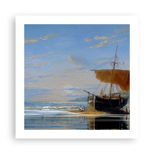 Póster - Agua, tierra, aire - 50x50 cm