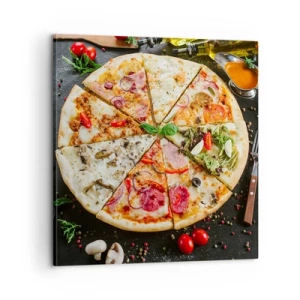 Cuadro sobre lienzo - Impresión de Imagen - Una gama de gustos - 60x60 cm