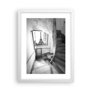 Póster en marco blanco - ¡Qué vistas! - 30x40 cm