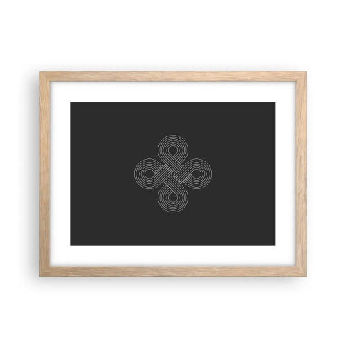 Póster en marco roble claro - El espíritu celta - 40x30 cm