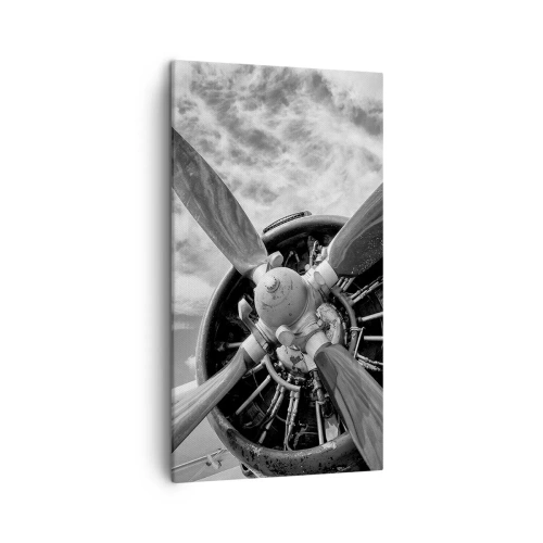 Cuadro sobre lienzo - Impresión de Imagen - Conquistador de los cielos - 45x80 cm