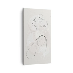 Cuadro sobre lienzo - Impresión de Imagen - La espiral de la belleza - 55x100 cm