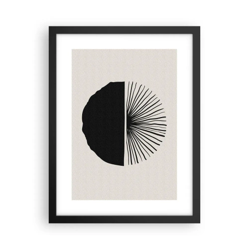 Póster en marco negro - Un abanico de posibilidades - 30x40 cm