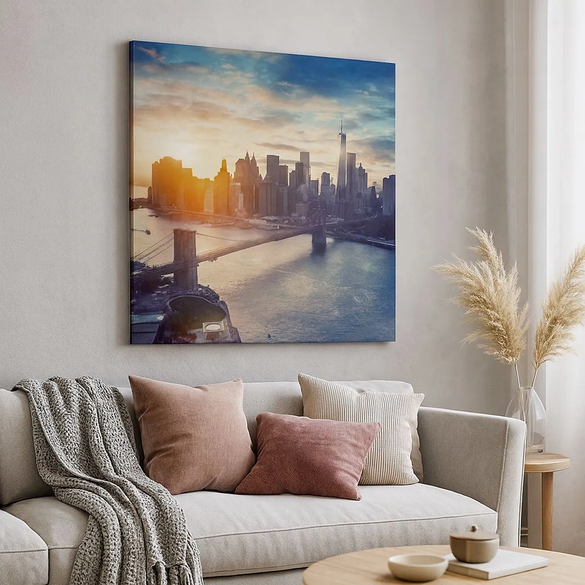 Cuadro sobre lienzo - Impresión de Imagen - Un monumento a la cultura occidental - 30x30 cm