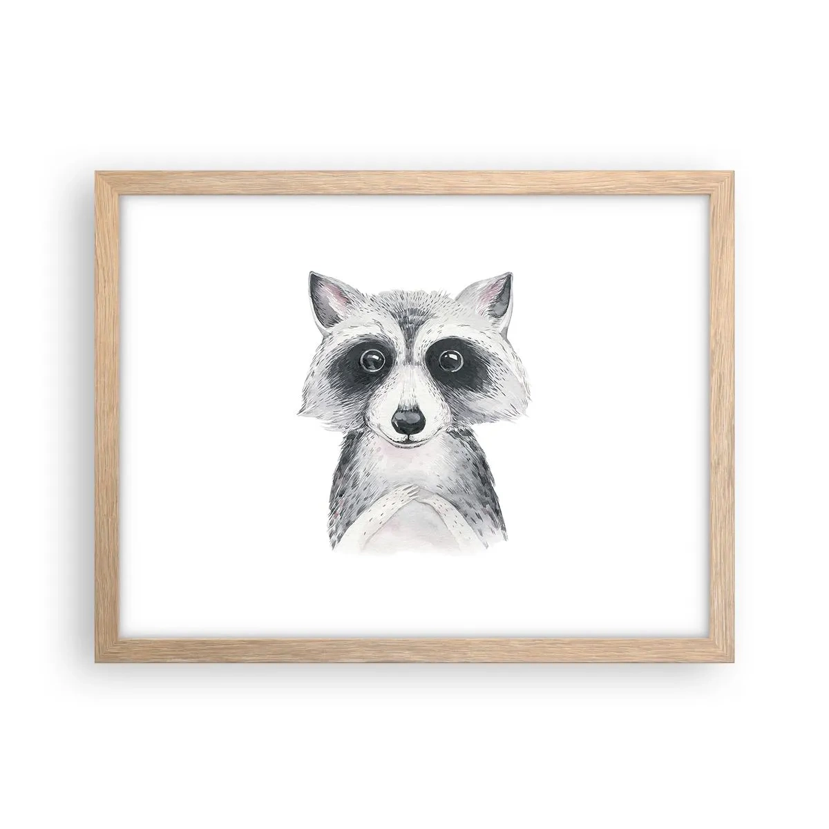 Póster en marco roble claro - Un momento para la emoción - 40x30 cm